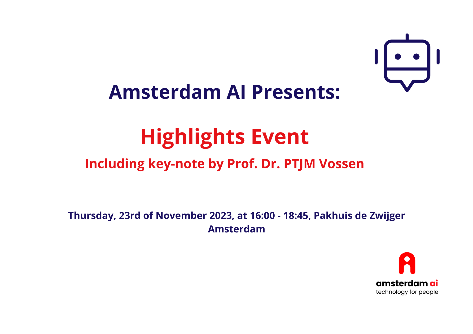 Amsterdam AI Highlights Event