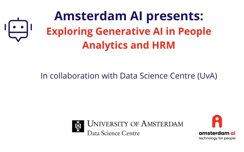 Amsterdam AI x DSC presents: Exploring Generative AI in People Analytics and HRM